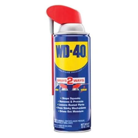 Wd-40 Multi Purpose Lubricant, Multi Purpose, Spray Can, Liquid WD 40 12 OZ SMART STRAW